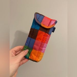 Baggu Puffy Glasses Case in Original Madras